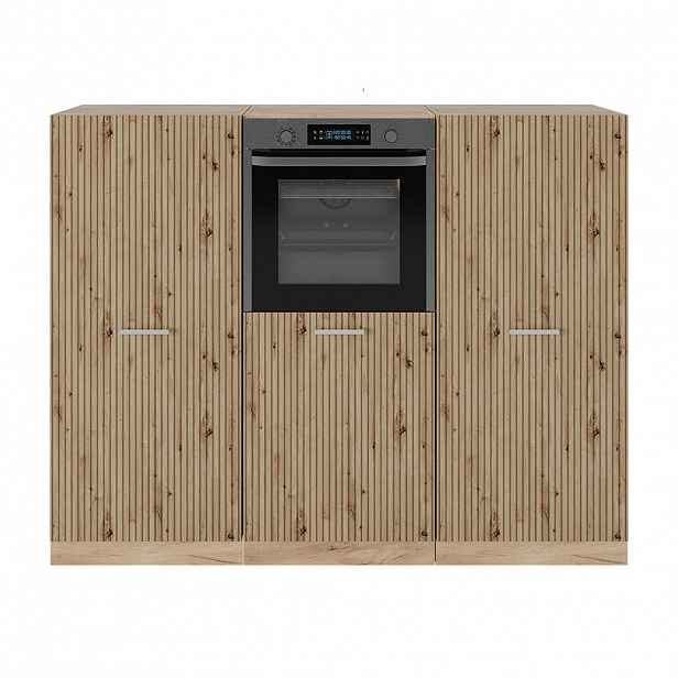 Vicco KUCHYŇSKÝ BLOK R-Line Dub Artisan / dub Goldkraft 180 cm bez pracovní desky
