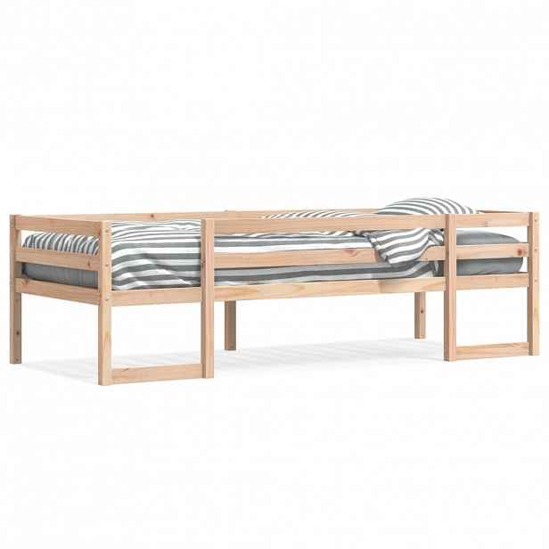 vidaXL Dětská postel 75 x 190 cm masivní borové dřevo