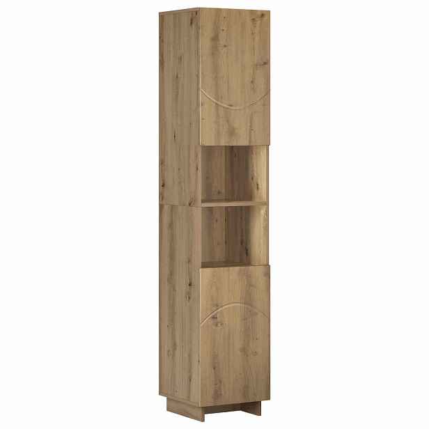 vidaXL Koupelnová skříňka Dub artisan 36,5 x 38 x 180 cm