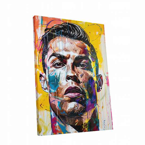 Obraz na plátně Cristiano Ronaldo CR7 do bytu, pokoje, obýváku dárek 60x80