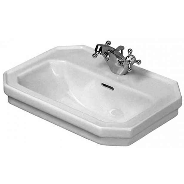 Duravit 1930 - Umyvadlo 50x37 cm, s přepadem, s otvorem pro baterii, bílá 0785500000