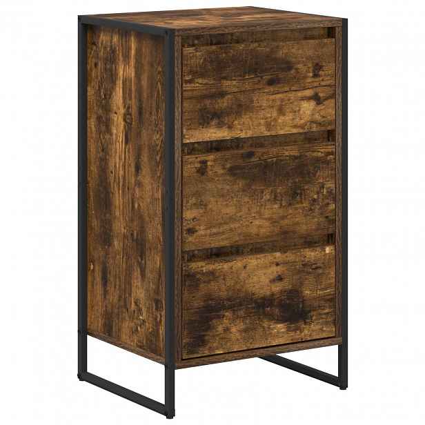 vidaXL Servírovací skříň Kouřový dub 43 x 36 x 75,5 cm