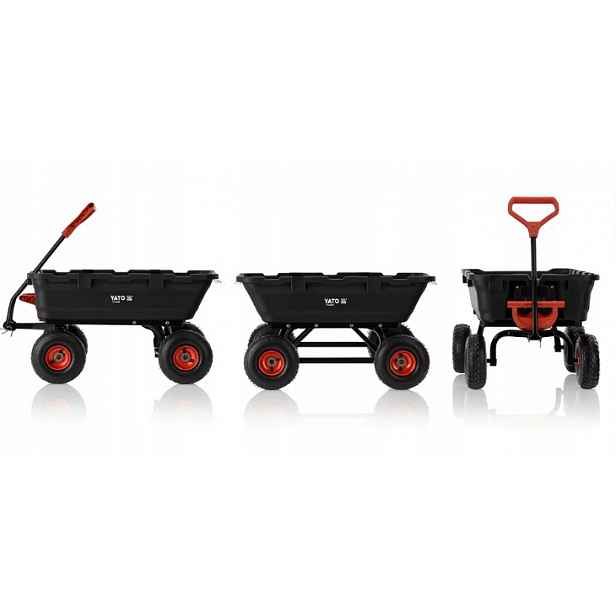 Zahradní Přepravní Vozík Se Sklápěčkou XL 350 Kg YT-86960