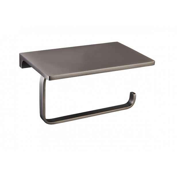 Držák toaletního papíru RAV SLEZÁK NIL metal grey NLA0403MG