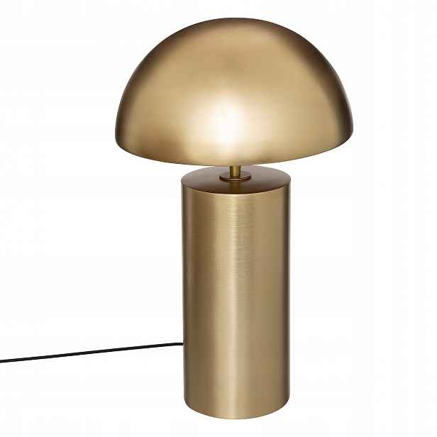 Stolní stolní lampa Champi, zlatá, houba, výška 50 cm