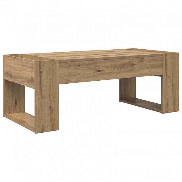 vidaXL Konferenční stolek Artisanový dub 110 x 50 x 41 cm
