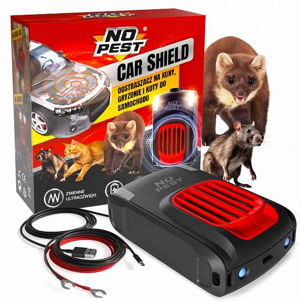 Automobilový Odpuzovač Myší Pro Potkany A Kočky Do Auta Carshield No Pest