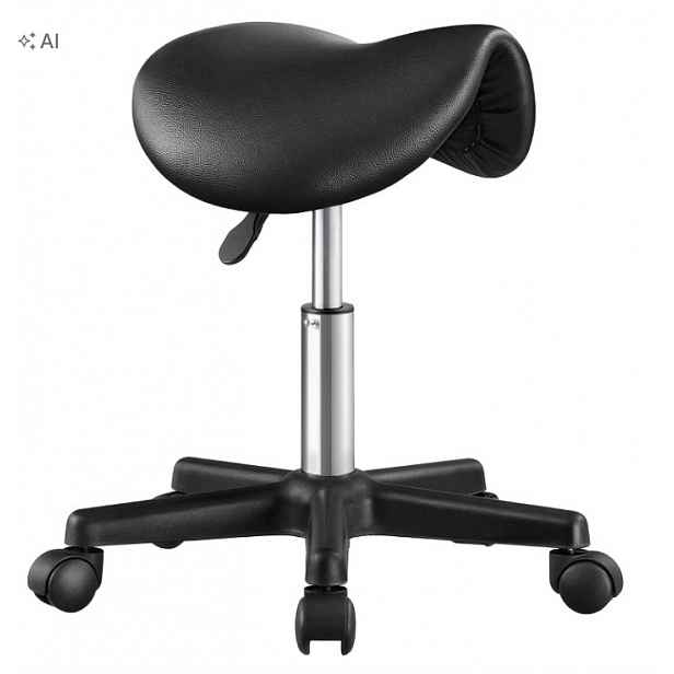 Songmics OSC014B101 Barová Židle na kolečkách s nastavitelnou výškou