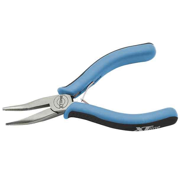 XTLINE Kleště zahnuté softgrip | 125 mm