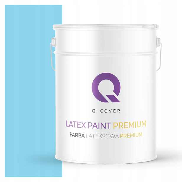 Barva Nástěnná Barva Odolná Proti Skvrnám, Barva Světle Modrá H0361 Mat 10 L