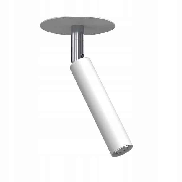 Zapuštěná bodová lampa nastavitelná bílá chrom reflektor 14 cm Brosline