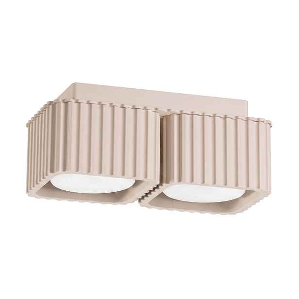 Stropní Svítidlo Riff 2 taupe Gx53 SL.3040 Sollux Stropní svítidlo dvojitá kašmírová