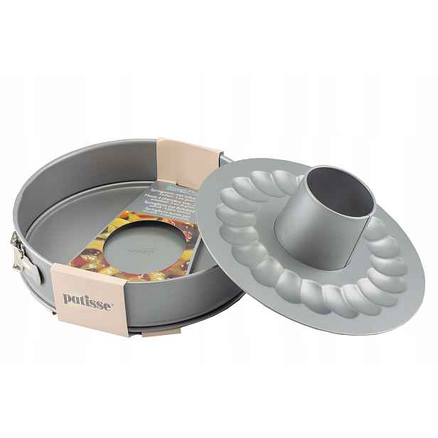 Patisse – Forma Na Dort s komínovým zapínáním a spodní částí 26 cm Silver-top