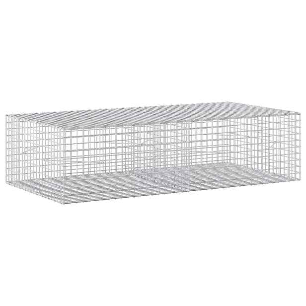 vidaXL Gabion s drátem 3,5 mm a síťkou 5x5 cm 200x100x50 cm