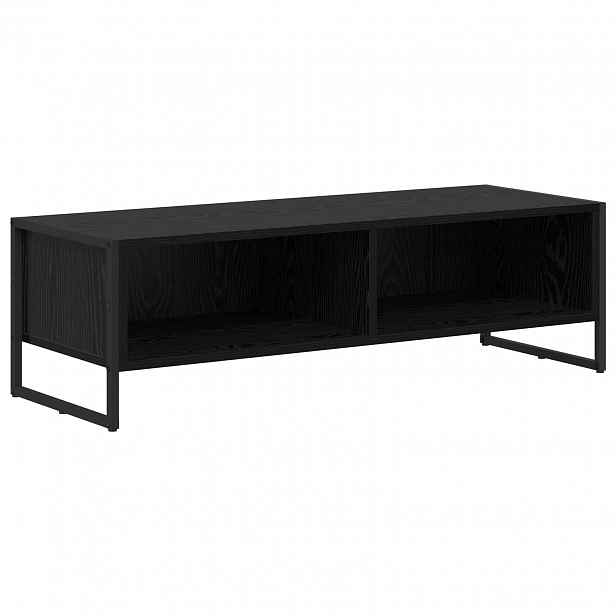 vidaXL Televizní skříň 100 x 36.5 x 30.5 cm Černý dub Kompozitní dřevo