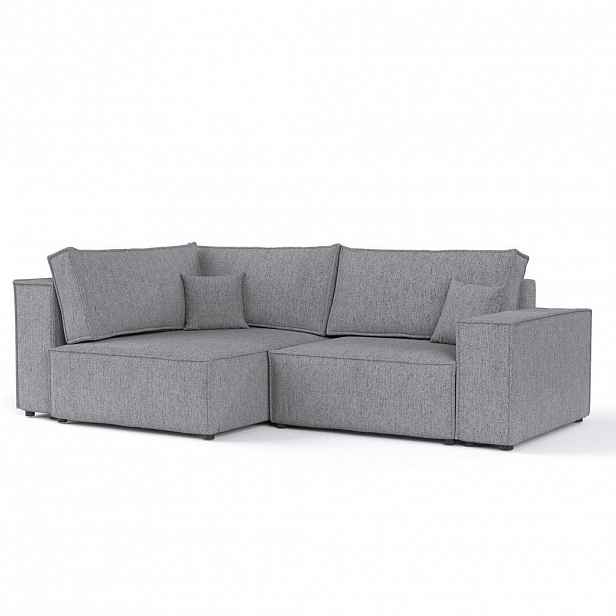 AltaBeds ROHOVÁ SEDAČKA AVION, textil, Šedá