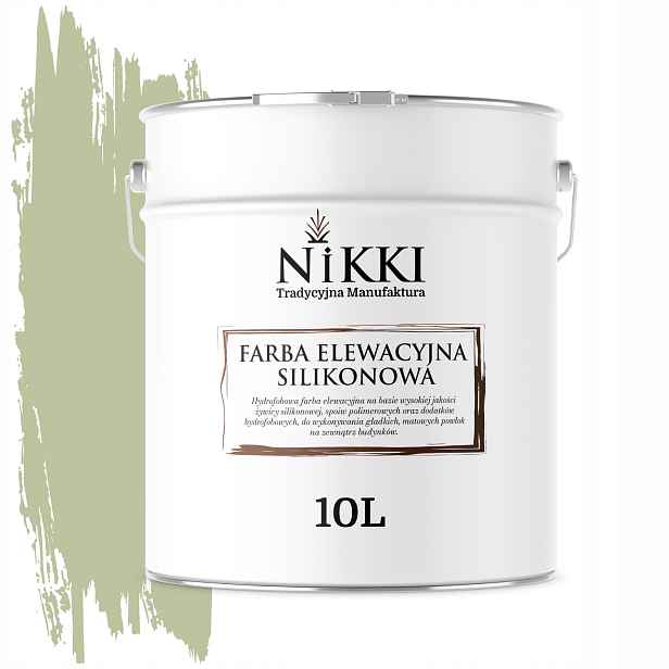 Barva Silikonová Fasádní Barva 10L Zelená Světlá F483 Uv