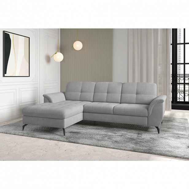 Sit & More ROHOVÁ SEDAČKA, textil, šedá