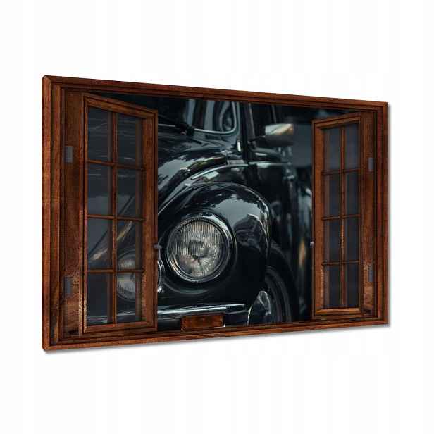 Obrazy 90x60 Černý hrbáč z renovace
