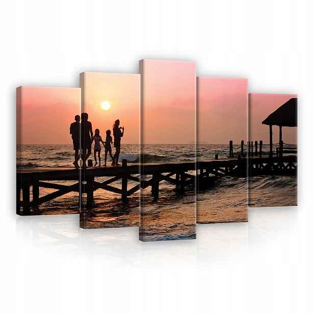 Fotoobraz Foto Obraz Na Plátně 5 Částečný Pentaptik Velký 100x60