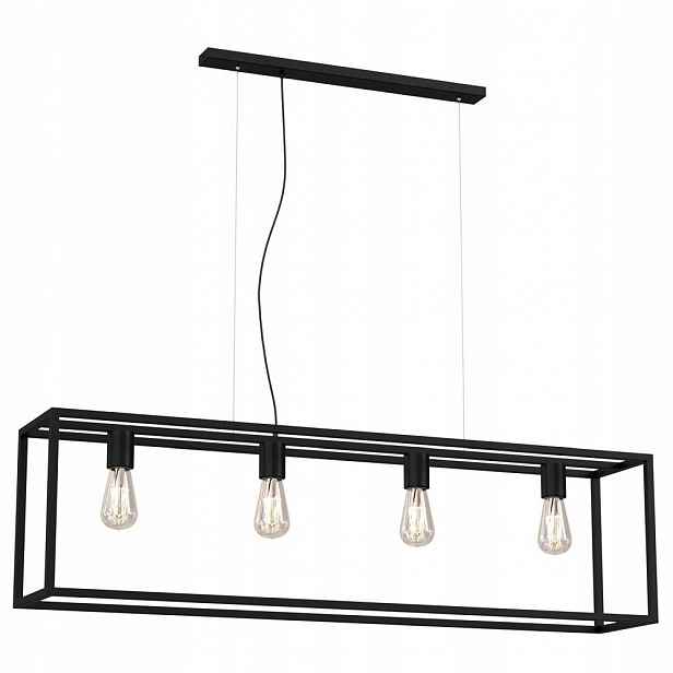 Obdélníková závěsná lampa 4-bodová Frame 6695 Luminex