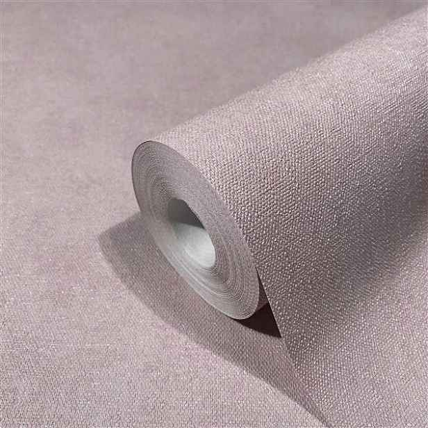 Růžová tapeta do pokoje, lesklá, jemná textura glamour vinylové tapety