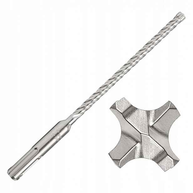 Vrták betonový příklep HiKOKI 783292 20x450/400 mm Sds widia 4-čepele 2-spirály