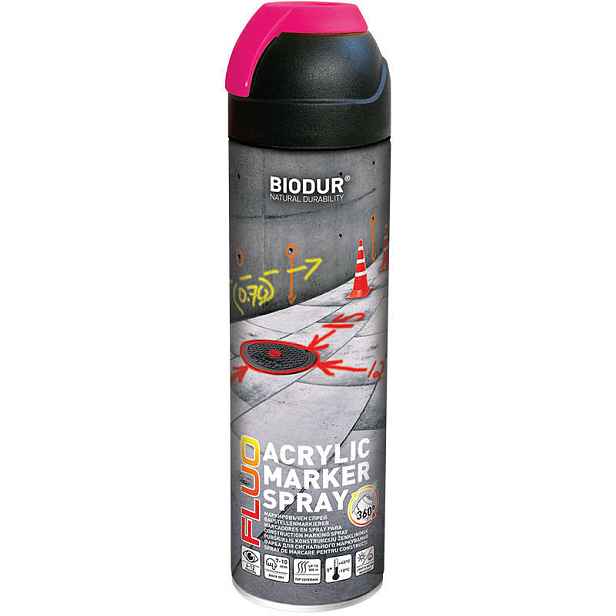 Speciální růžový značkovací sprej 500 ml