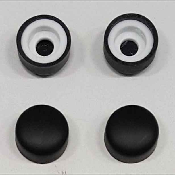 Gelco CURE BLACK set (4 ks) krytek šroubů, černá mat