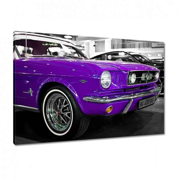 Obrazy 90x60 Fialový Ford Mustang