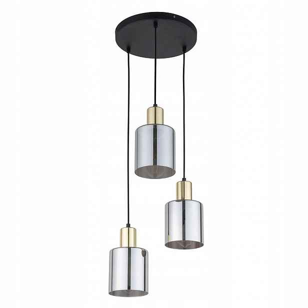 Stropní lustr Závěsné svítidlo 3xE27 Zlatá Černá Kov nad Tk Lighting