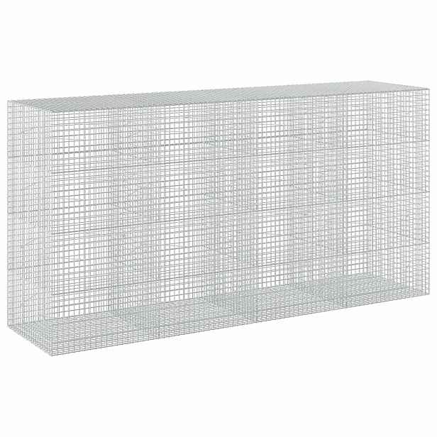vidaXL Gabion s drátem 3,5 mm a síťkou 5x5 cm 400x100x200 cm