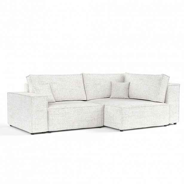 AltaBeds ROHOVÁ SEDAČKA AVION, textil, Krémová