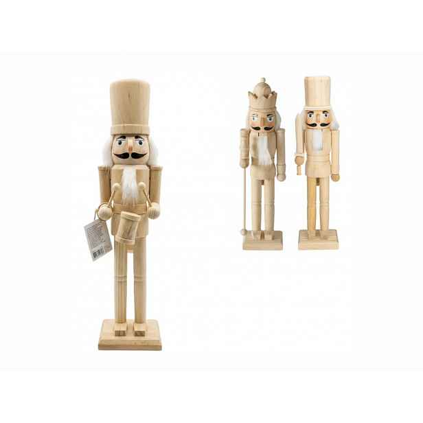 Dřevěný louskáček ROYAL GUARD 38 cm, přírodní dřevo
