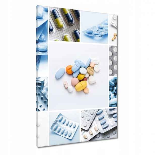 Obrazy 80x120 Koláž sady tabletek