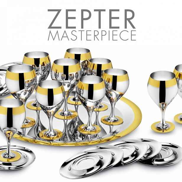 Zepter Prince Gold - nápojová souprava zlacená