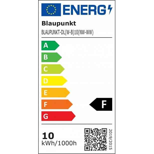 Blaupunkt Led nástěnná lampa Spot Roller 10W černá teplá barva