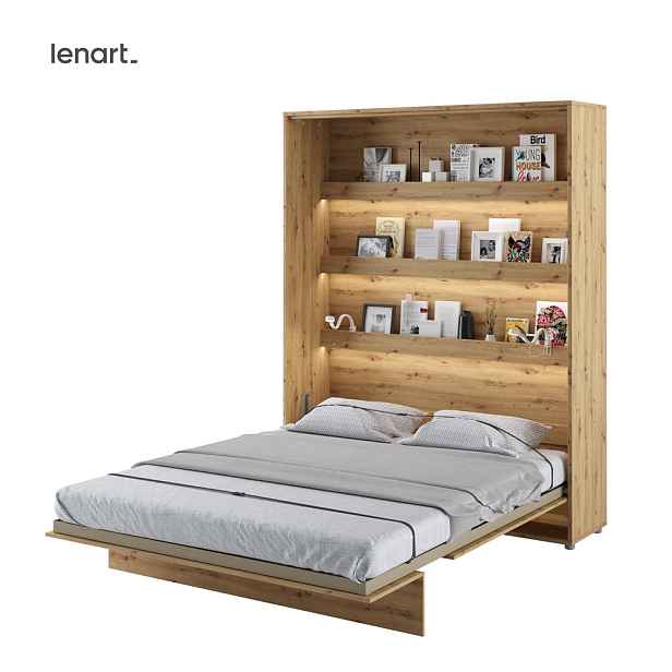 Dig-net nábytek Sklápěcí postel Lenart BED CONCEPT BC-12 dub artisan | 160 x 200 cm