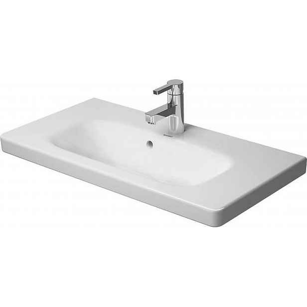 Duravit DuraStyle - Umyvadlo nábytkové Compact, 79x40 cm, s 1 otvorem pro baterii, bílá 2337780000