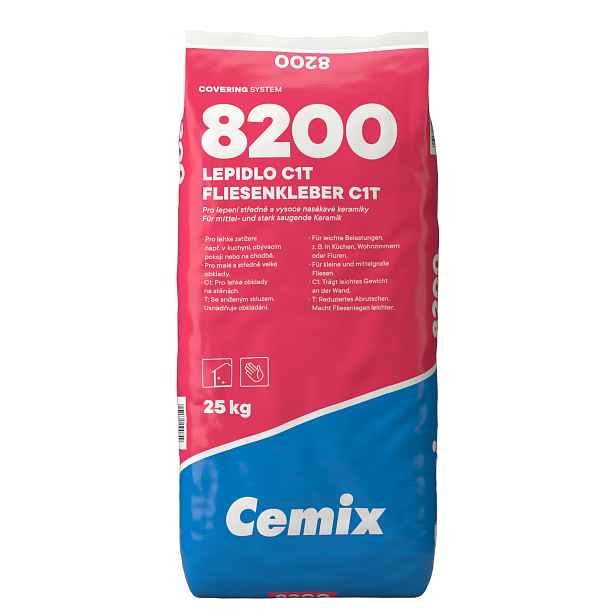 Lepidlo cementové C1T Cemix 8200 25 kg