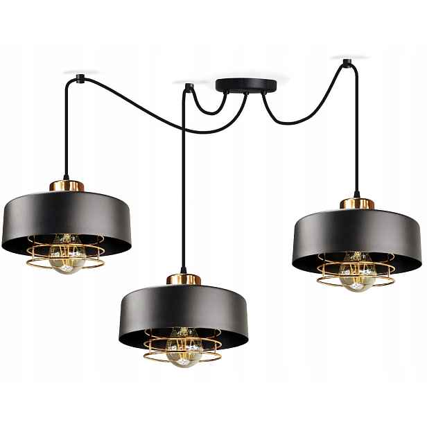 Lustrová závěsná stropní lampa Pajak Loft Spiro lampy do obývacího pokoje nad stůl