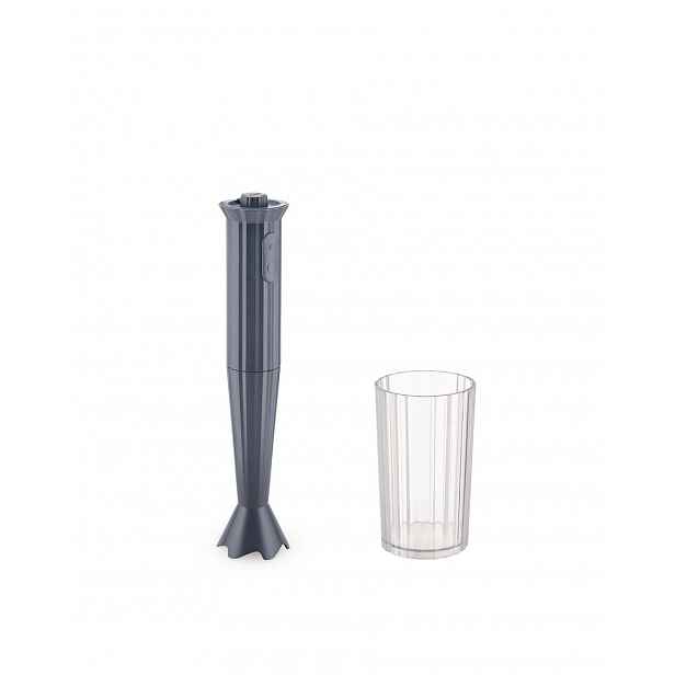 Stolní mixér Plisse, šedý, prům. 7 cm - Alessi