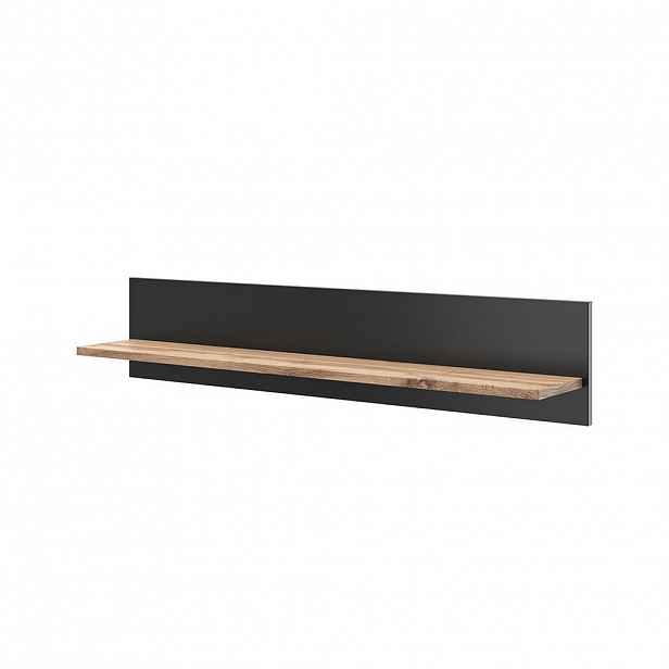Vicco NÁSTĚNNÁ POLICE Amber Dub Wotan 100 x 20 cm nástěnný držák