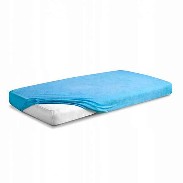 Froté Prostěradlo s gumou 210/220x190/200 Premium modré