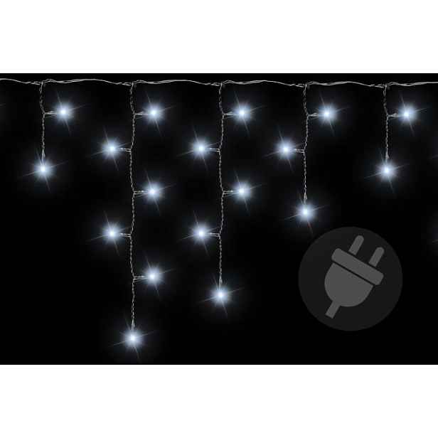 Nexos 1160 Vánoční světelný déšť 144 LED studená bílá - 5 m