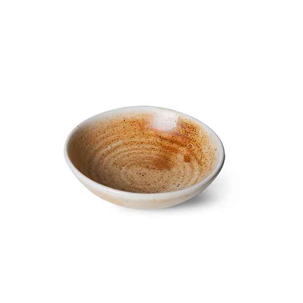 Rustikálně béžová porcelánová mistička Chef  - Ø 9*3 cm / 50 ml  HKLIVING