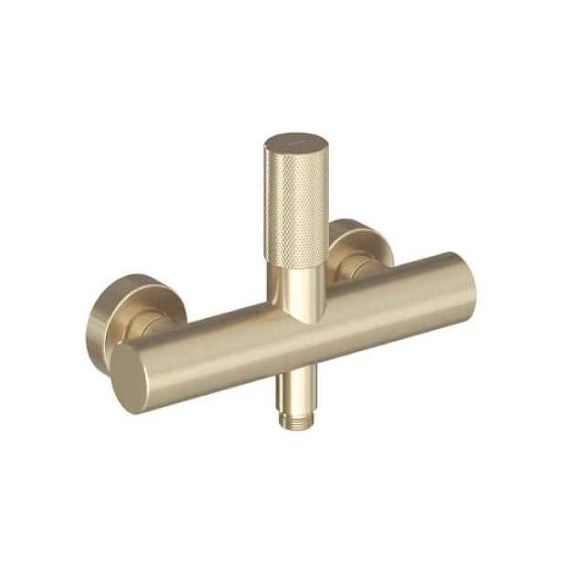 Sprchová baterie Ravak Revers bez sprchového setu 150 mm champagne X070825