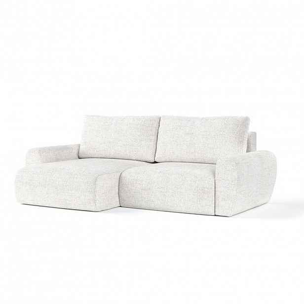 AltaBeds ROHOVÁ SEDAČKA OMARI, textil, Krémová