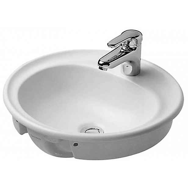 Duravit Manua - Umyvadlo s přepadem, průměr 48 cm, bílá 5220480000