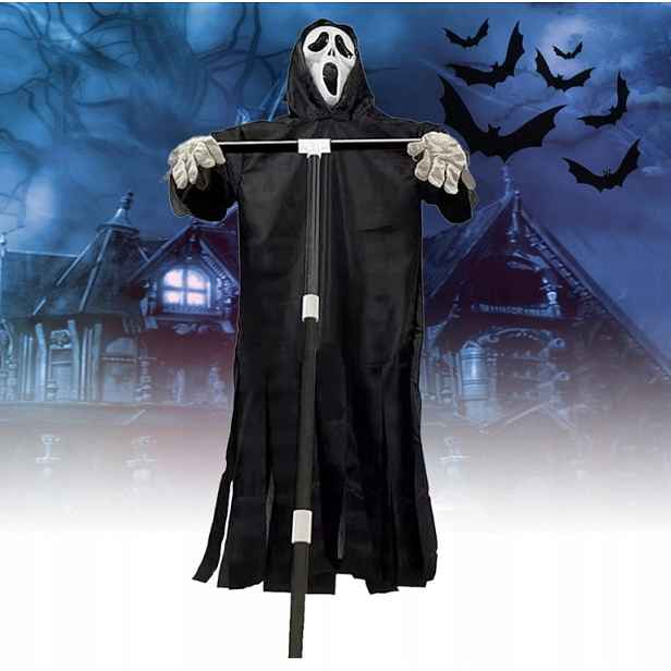 Křičící duch, Halloweenské rekvizity, Strach z vrabců, Závěsný duch